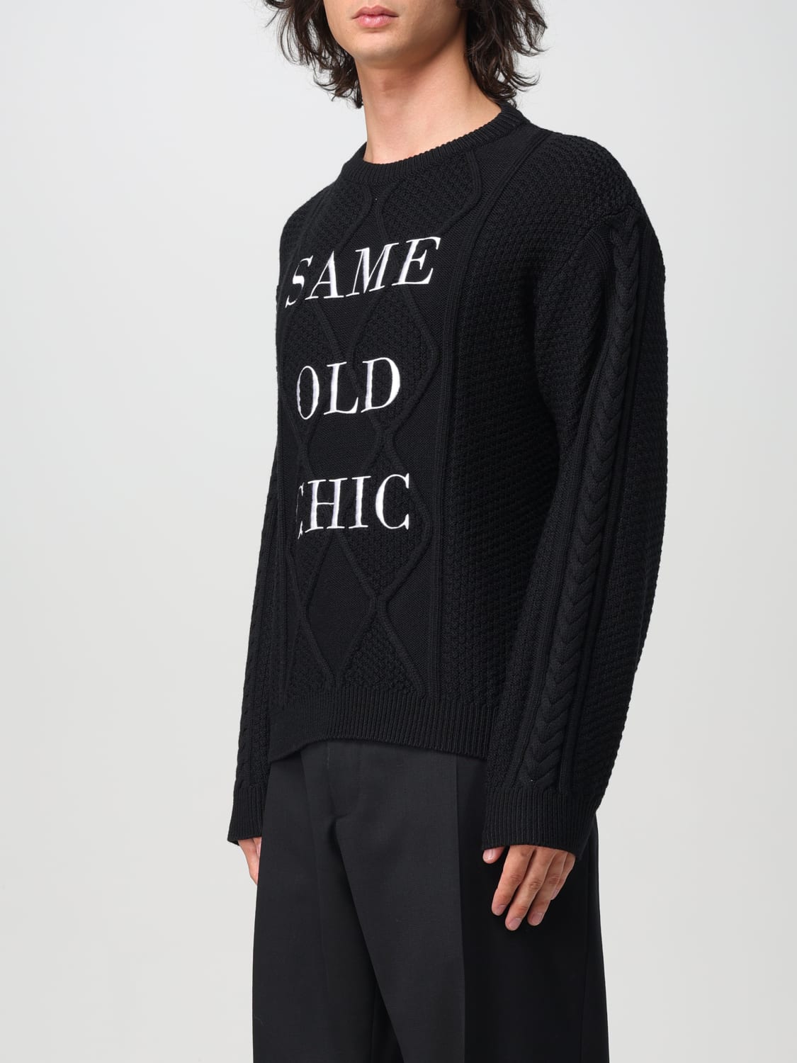 MOSCHINO COUTURE SWEATER: Sweater men Moschino Couture, Black - Img 4