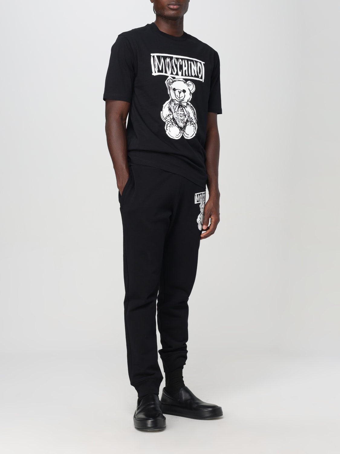 MOSCHINO COUTURE PANTS: Pants men Moschino Couture, Black - Img 2