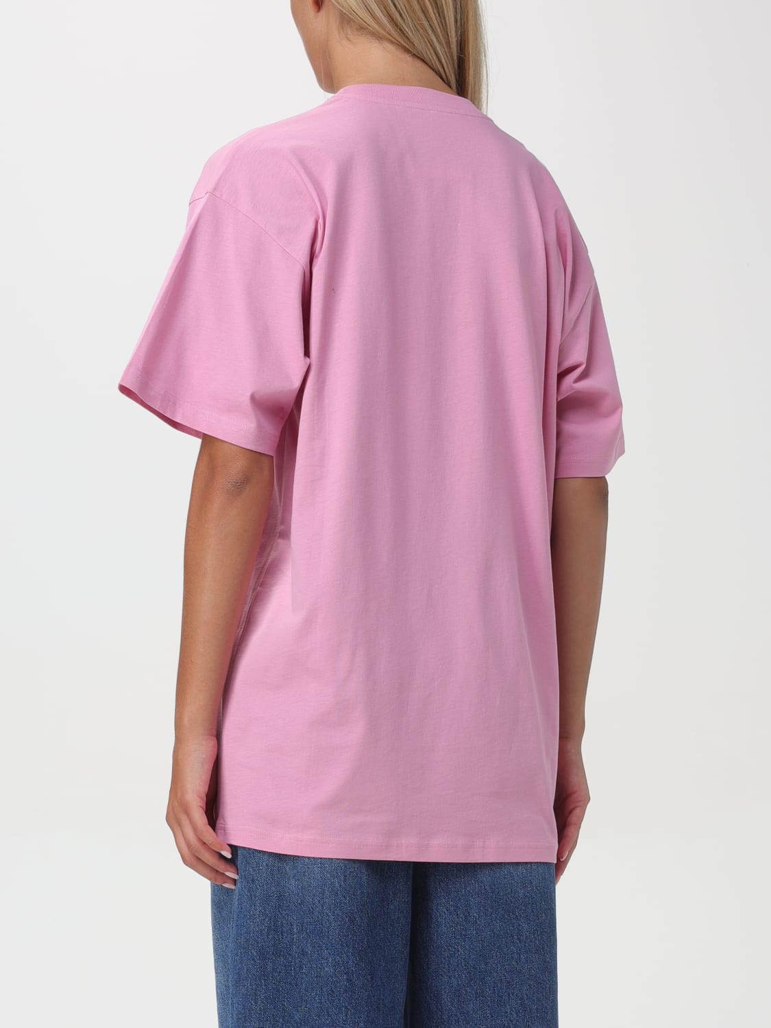 MOSCHINO COUTURE T-SHIRT: T-shirt woman Moschino Couture, Pink - Img 3