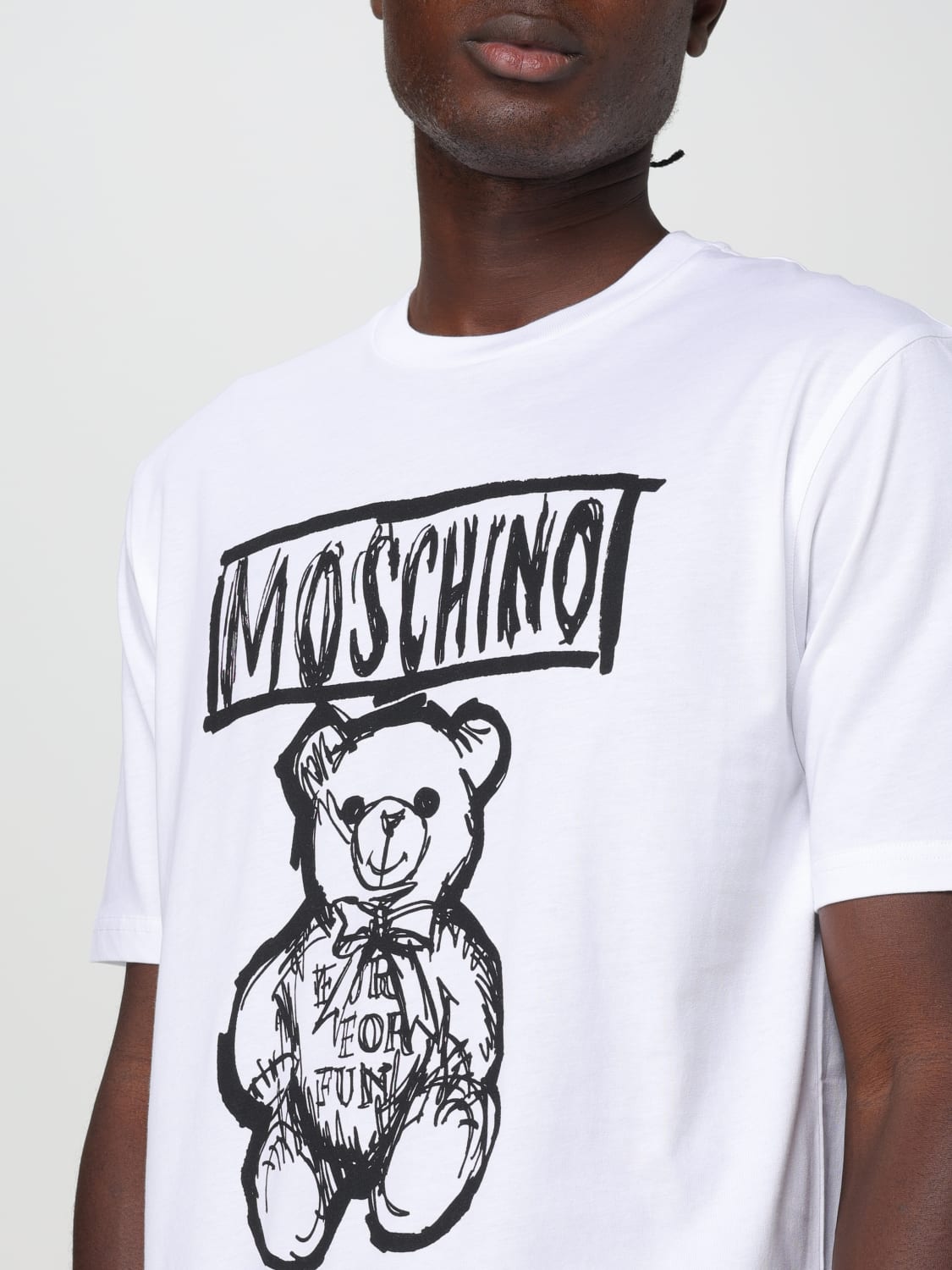 MOSCHINO COUTURE T-SHIRT: T-shirt men Moschino Couture, White - Img 3