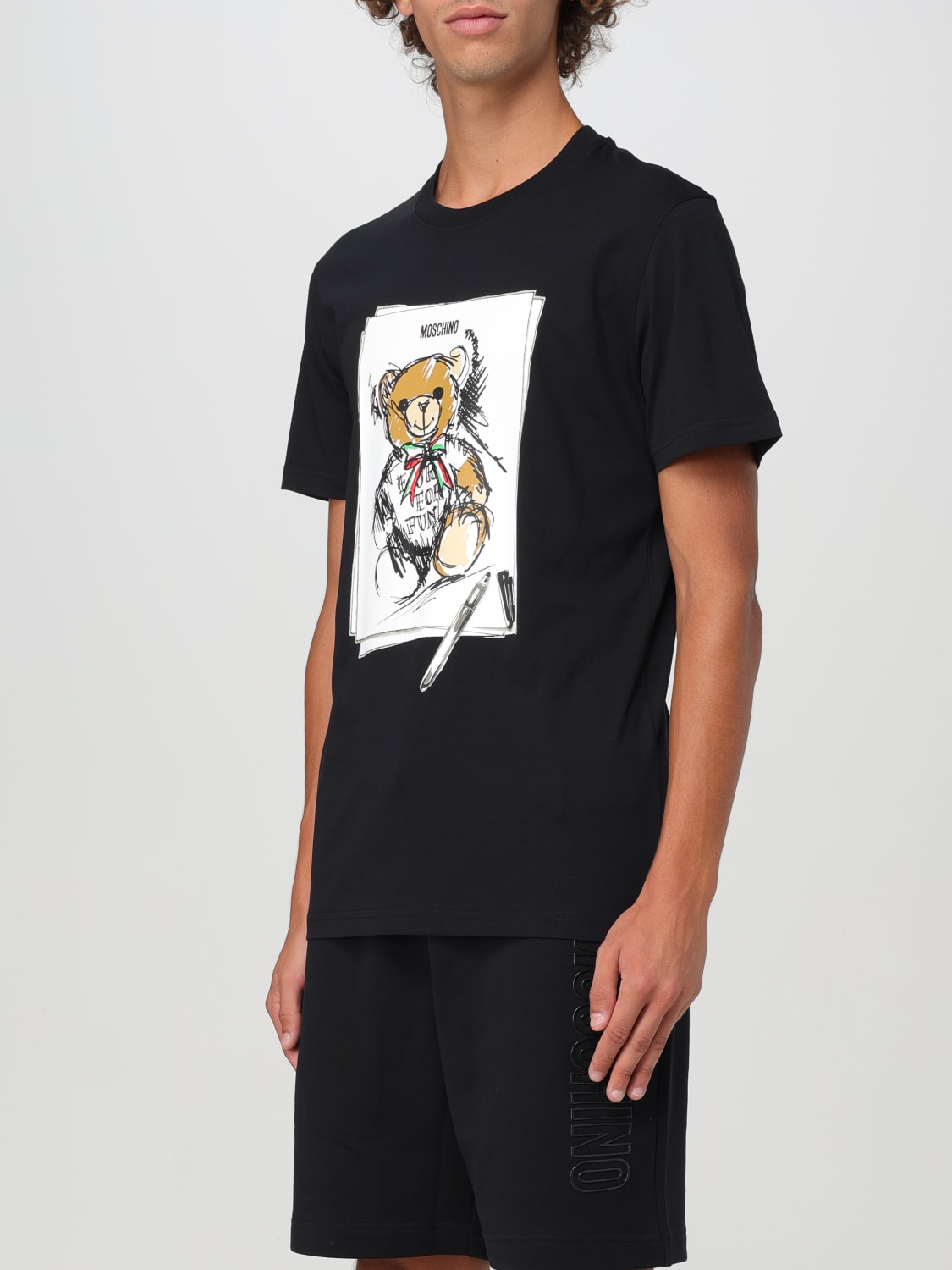 MOSCHINO COUTURE T-SHIRT: T-shirt men Moschino Couture, Black - Img 3