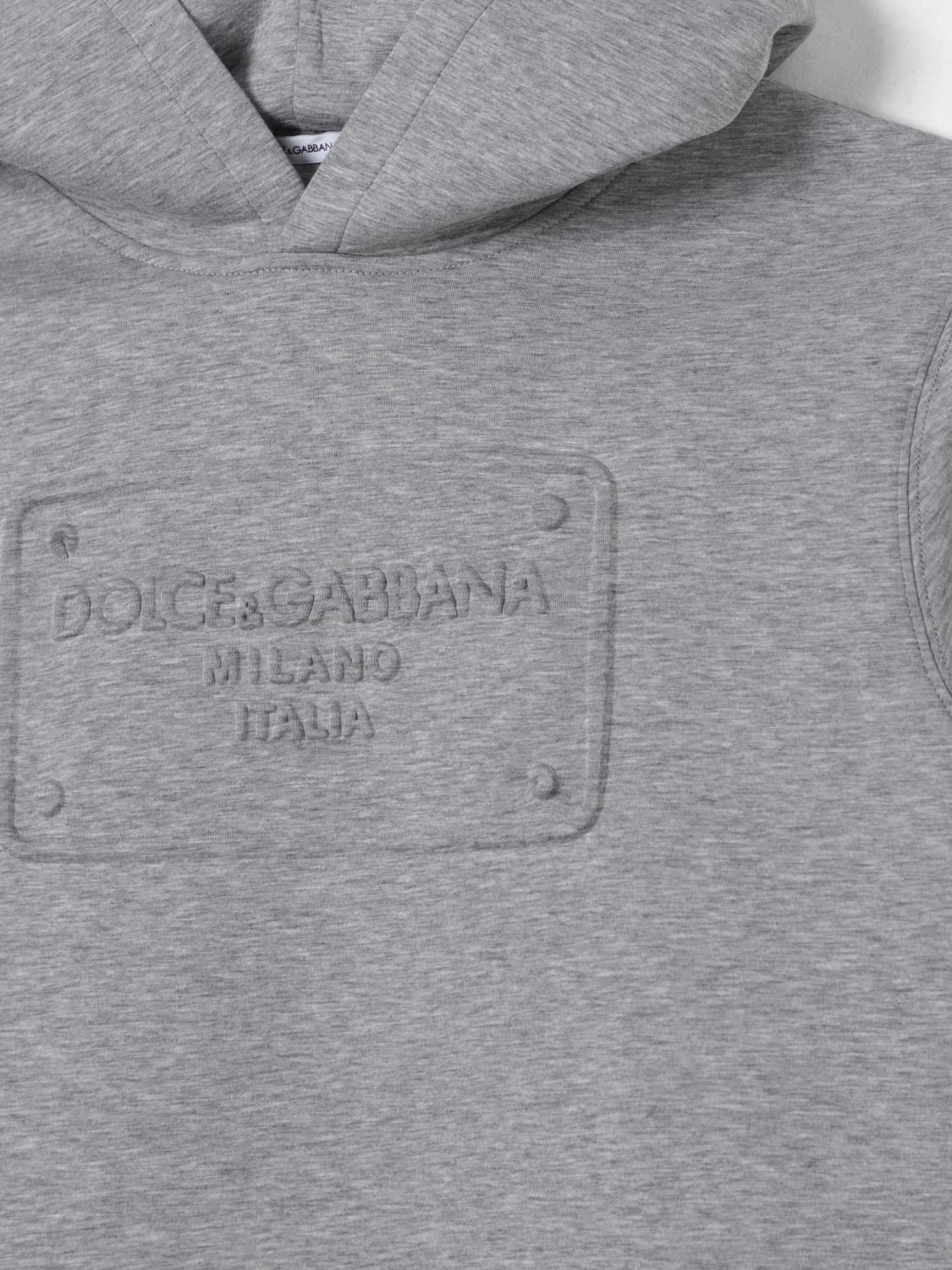 DOLCE & GABBANA SWEATER: Sweater kids Dolce & Gabbana, Grey - Img 3