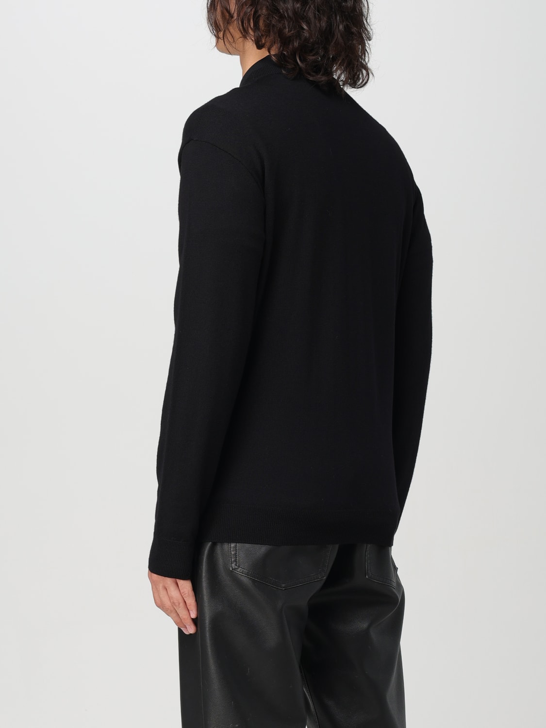 MOSCHINO COUTURE CARDIGAN: Cardigan homme Moschino Couture, Noir - Img 2