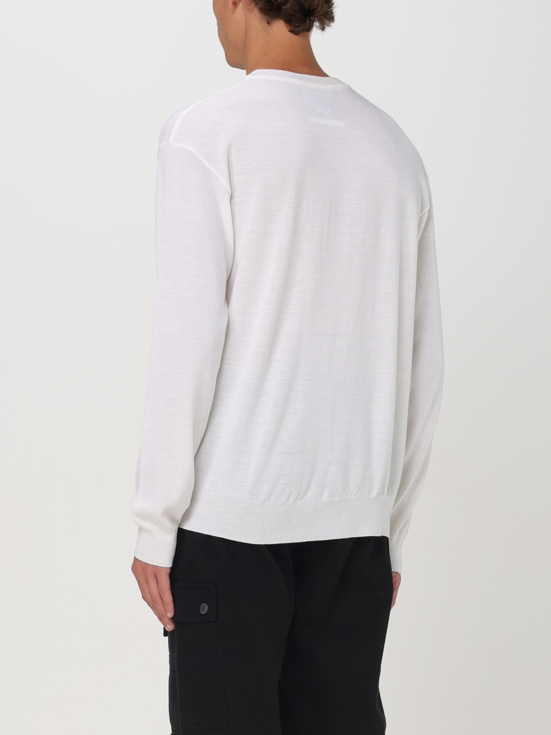 MOSCHINO COUTURE SWEATER: Cardigan men Moschino Couture, White - Img 3