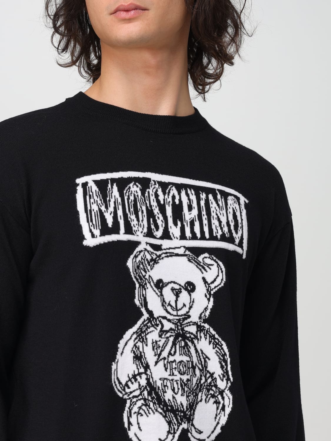 MOSCHINO COUTURE SWEATER: Cardigan men Moschino Couture, Black - Img 4