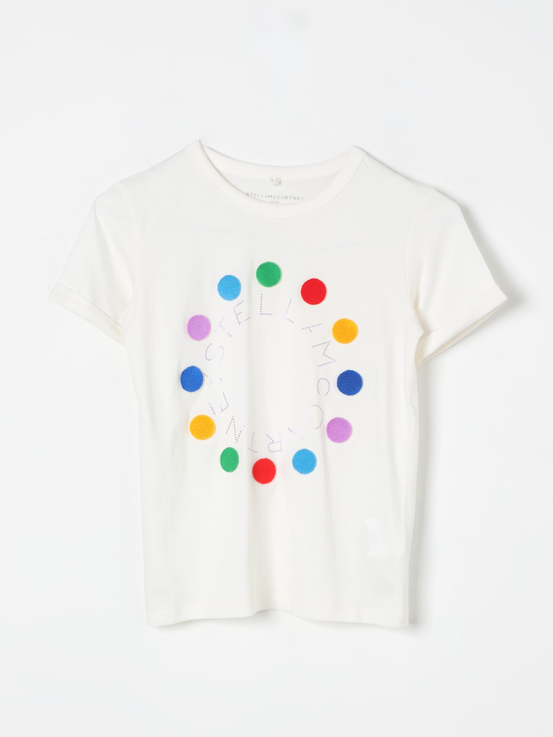 STELLA MCCARTNEY KIDS T-SHIRT: T-shirt kids Stella McCartney Kids, Ivory - Img 1