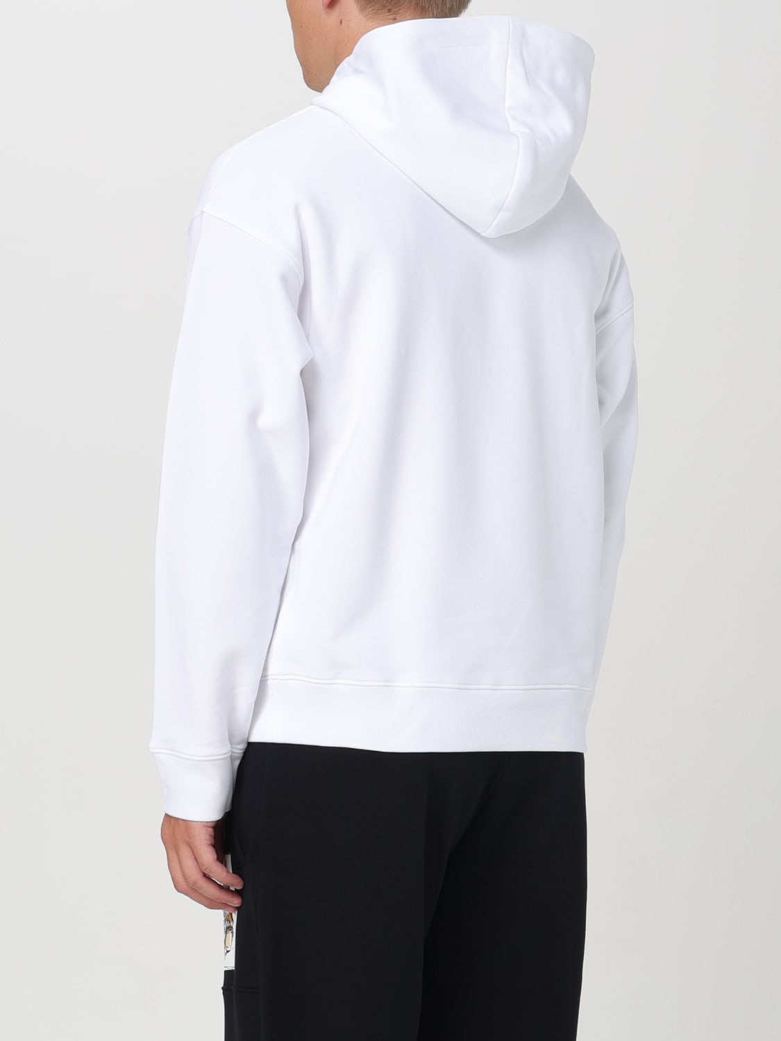 MOSCHINO COUTURE SUDADERA: Sudadera hombre Moschino Couture, Blanco - Img 3