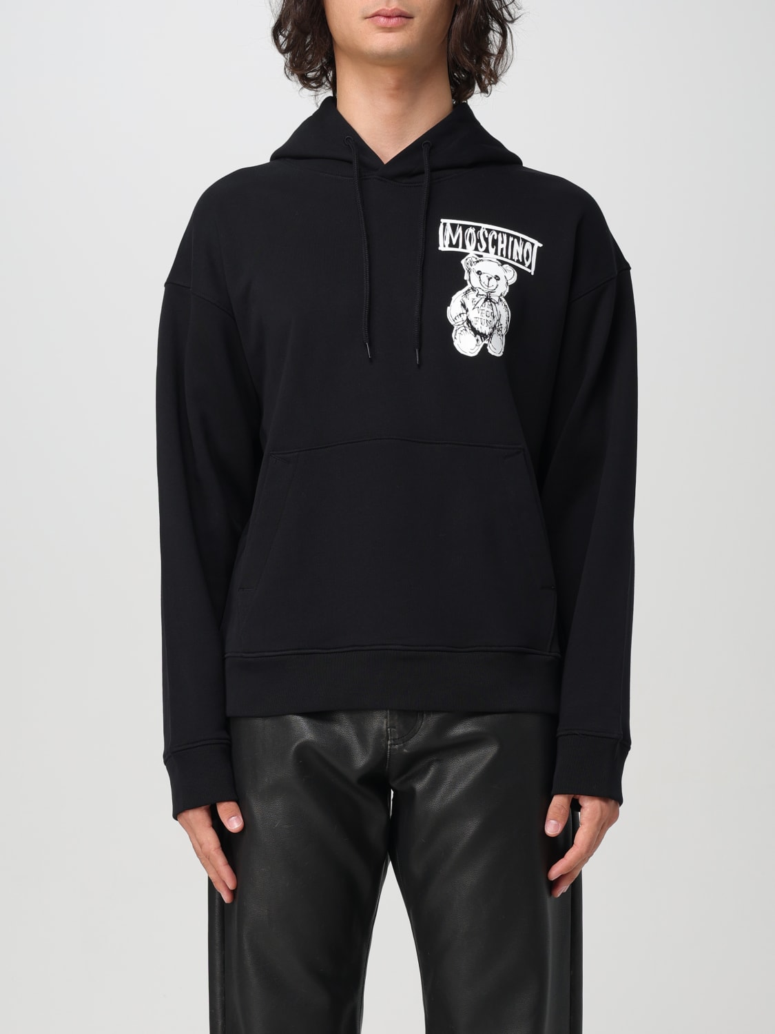 MOSCHINO COUTURE SUDADERA: Sudadera hombre Moschino Couture, Negro - Img 1