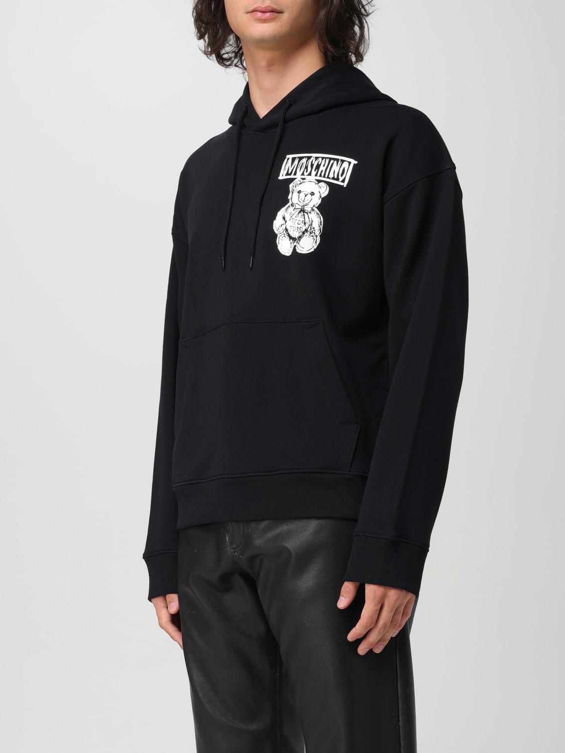 MOSCHINO COUTURE SUDADERA: Sudadera hombre Moschino Couture, Negro - Img 3