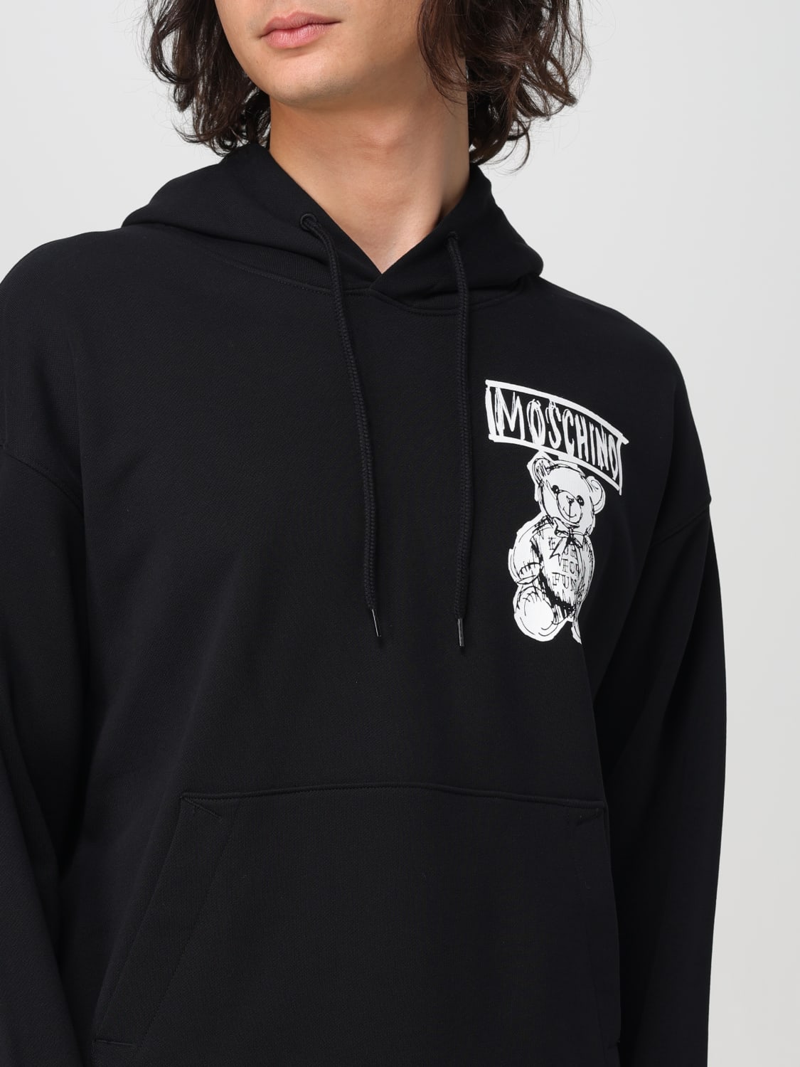 MOSCHINO COUTURE SUDADERA: Sudadera hombre Moschino Couture, Negro - Img 4