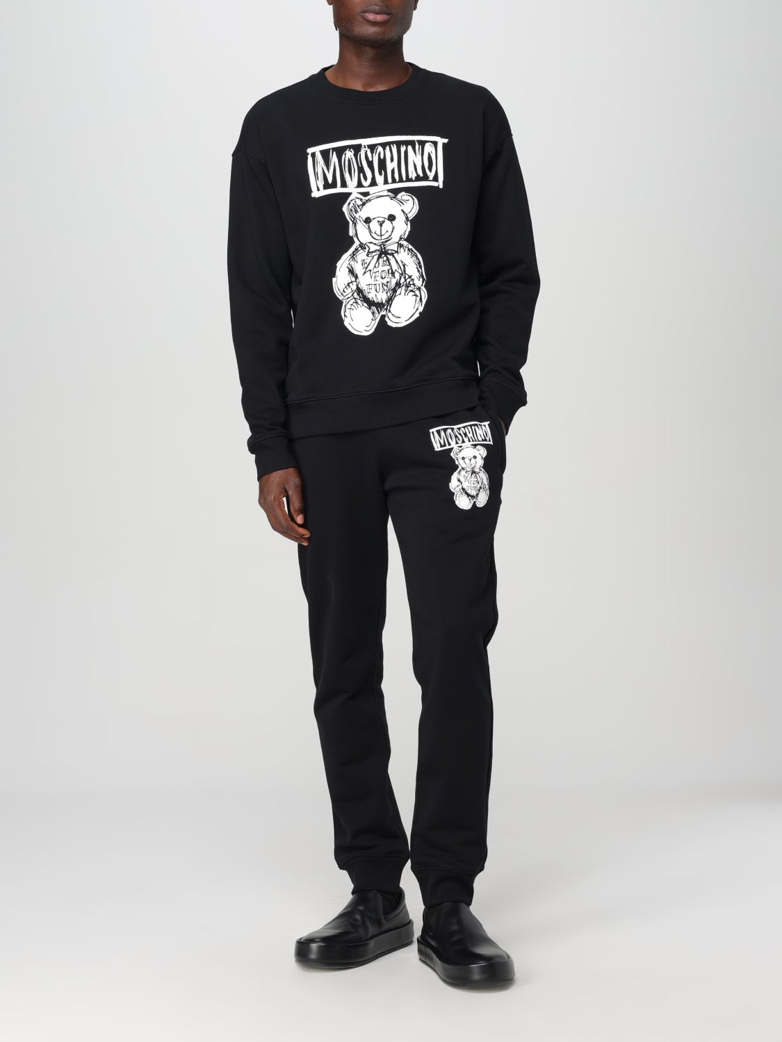 MOSCHINO COUTURE SWEATSHIRT: Sweatshirt men Moschino Couture, Black - Img 2