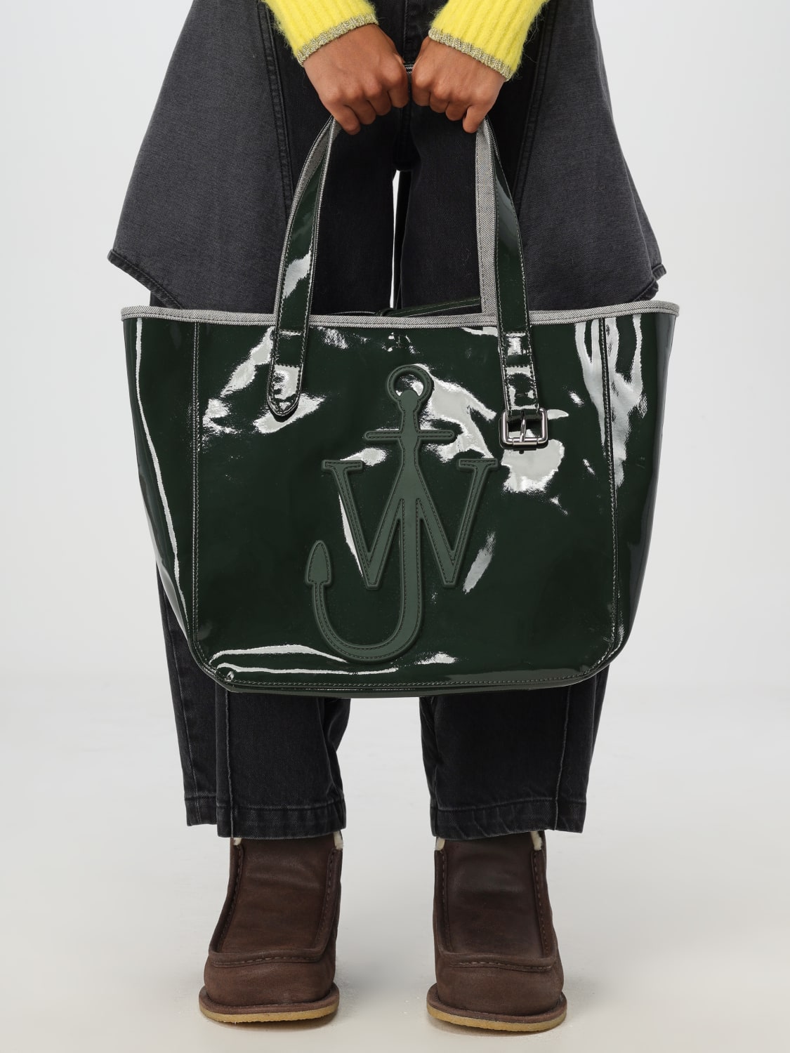JW ANDERSON SHOULDER BAG: Shoulder bag woman Jw Anderson, Green - Img 2