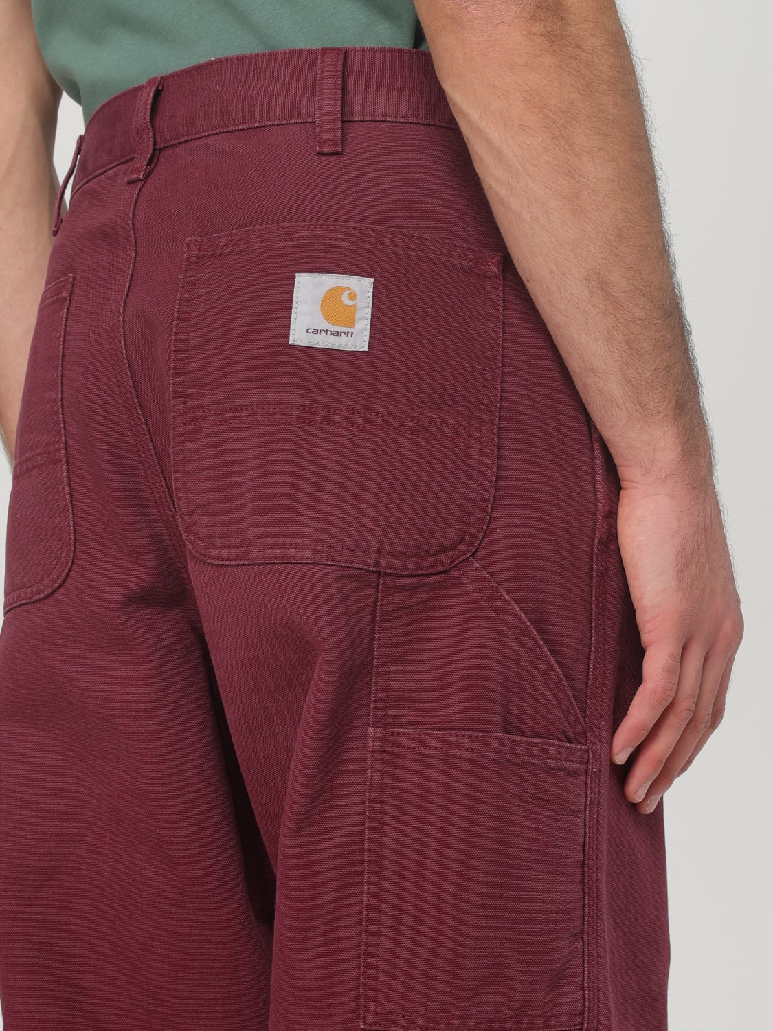 CARHARTT WIP PANTS: Pants men Carhartt Wip, Red - Img 4