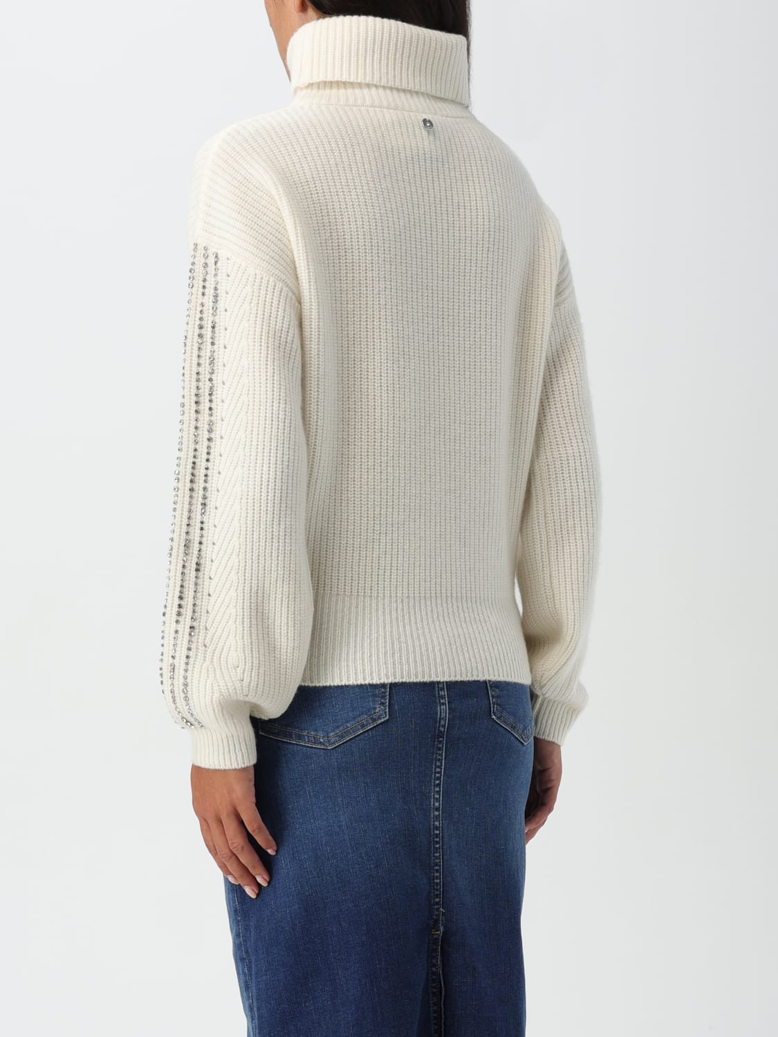 LIU JO SWEATER: Sweatshirt woman Liu Jo, White - Img 2