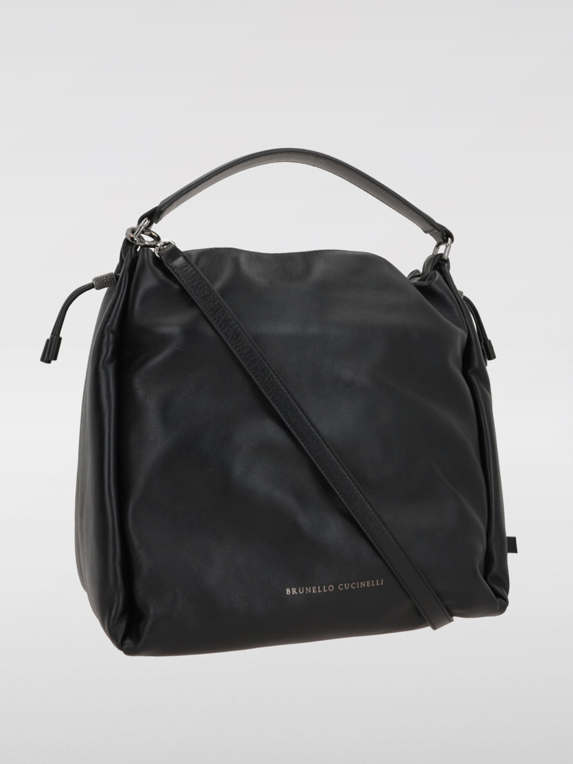 BRUNELLO CUCINELLI SHOULDER BAG: Shoulder bag woman Brunello Cucinelli, Black - Img 3