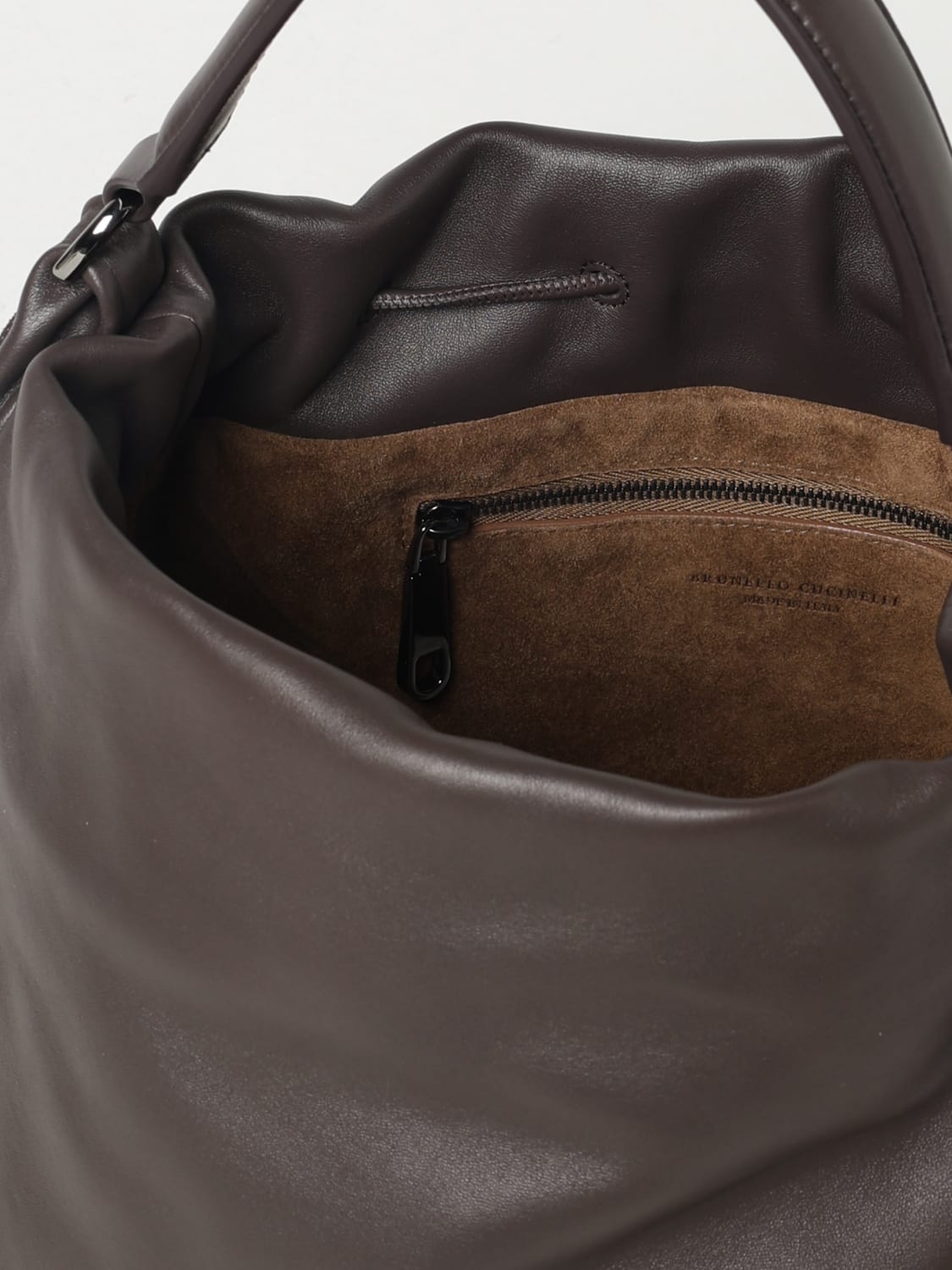 ショルダーバッグ・ポシェット BRUNELLO CUCINELLI Women Shoulder Bags MBGPD3611 C8279 BROWN BRUNELLO CUCINELLI: leather bag - Dark | Brunello Cucinelli
