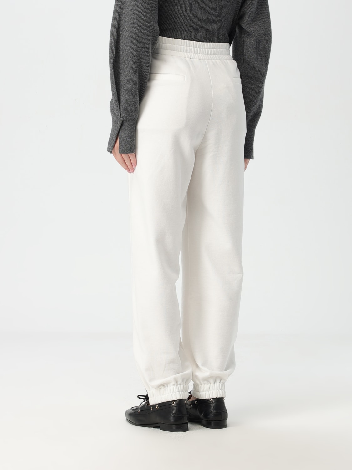 BRUNELLO CUCINELLI PANTS: Pants woman Brunello Cucinelli, White - Img 2