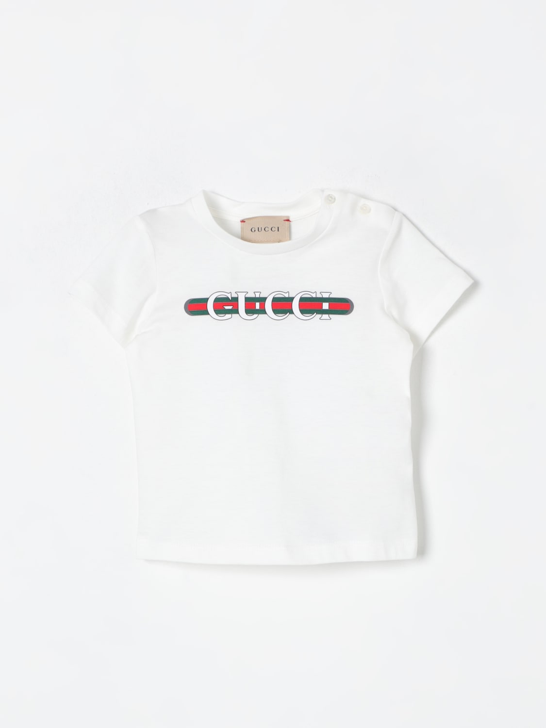 GUCCI: T-shirt kids - White | Gucci t-shirt 548034XJGPI online at GIGLIO.COM