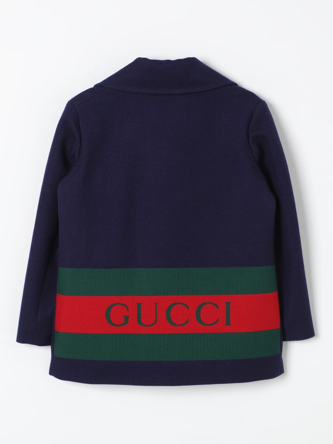 GUCCI Coat kids Blue Gucci coat 784498XWA15 online at GIGLIO.COM