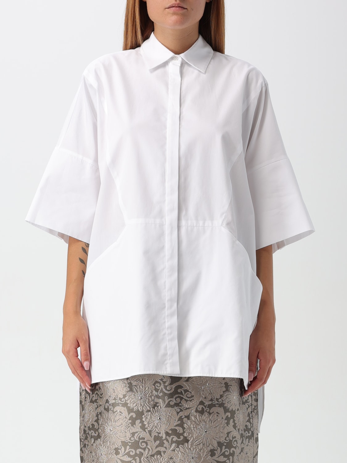 'S MAX MARA SHIRT: Shirt woman 's Max Mara, White - Img 1