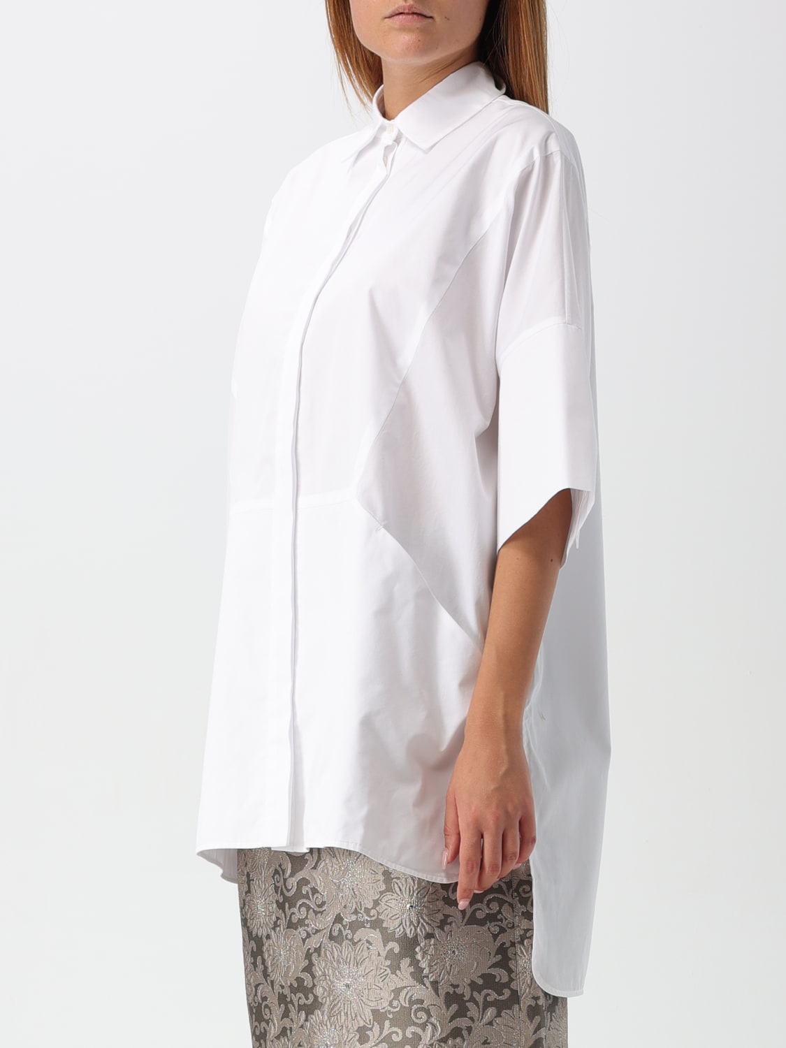 'S MAX MARA SHIRT: Shirt woman 's Max Mara, White - Img 3