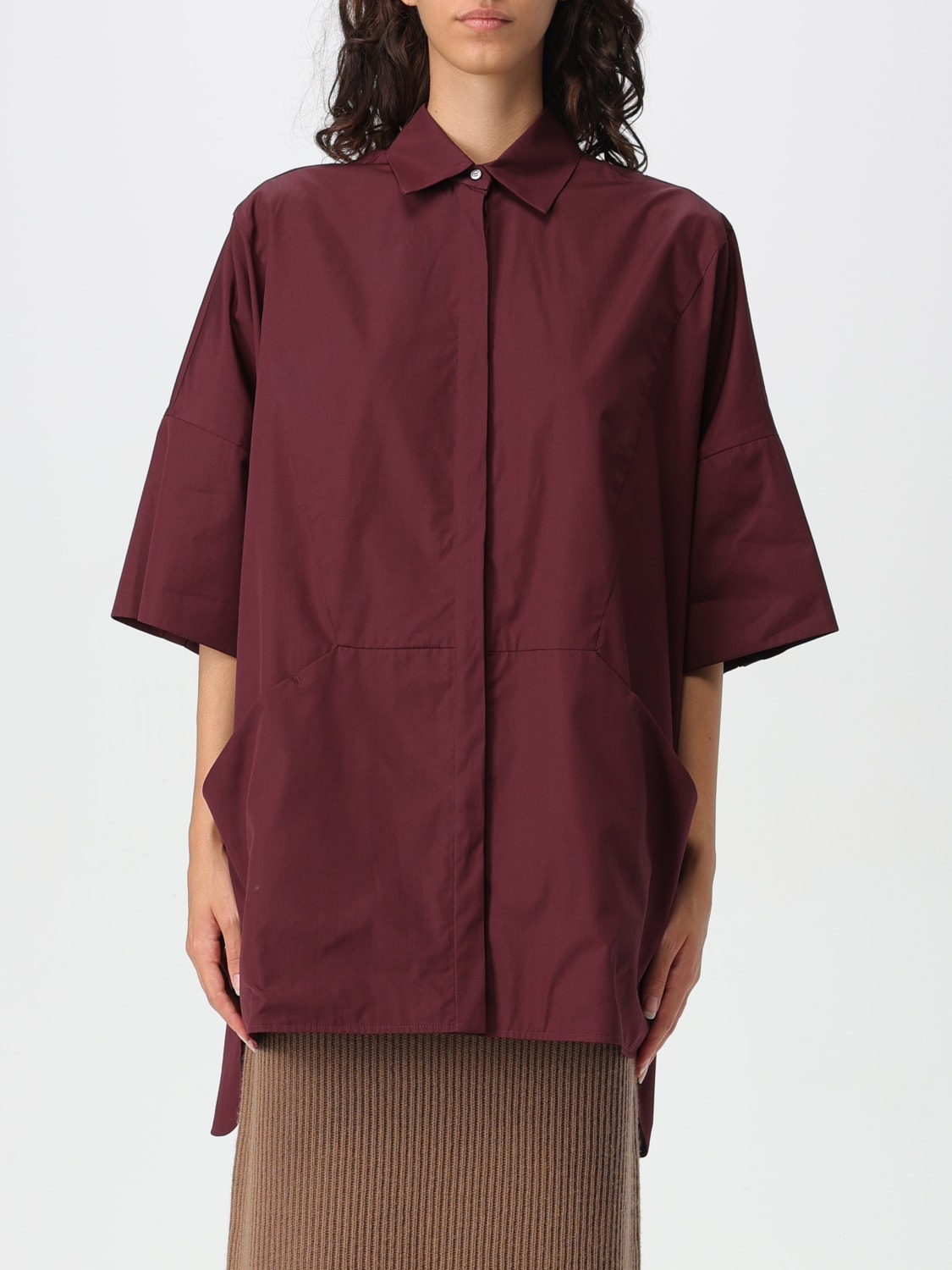 'S MAX MARA SHIRT: Shirt woman 's Max Mara, Red - Img 1