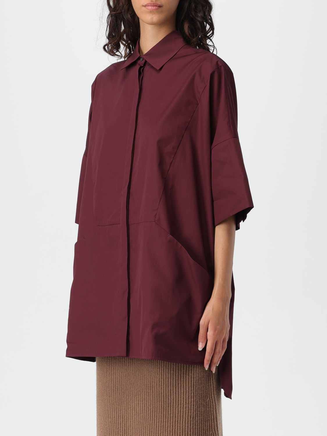 'S MAX MARA SHIRT: Shirt woman 's Max Mara, Red - Img 3