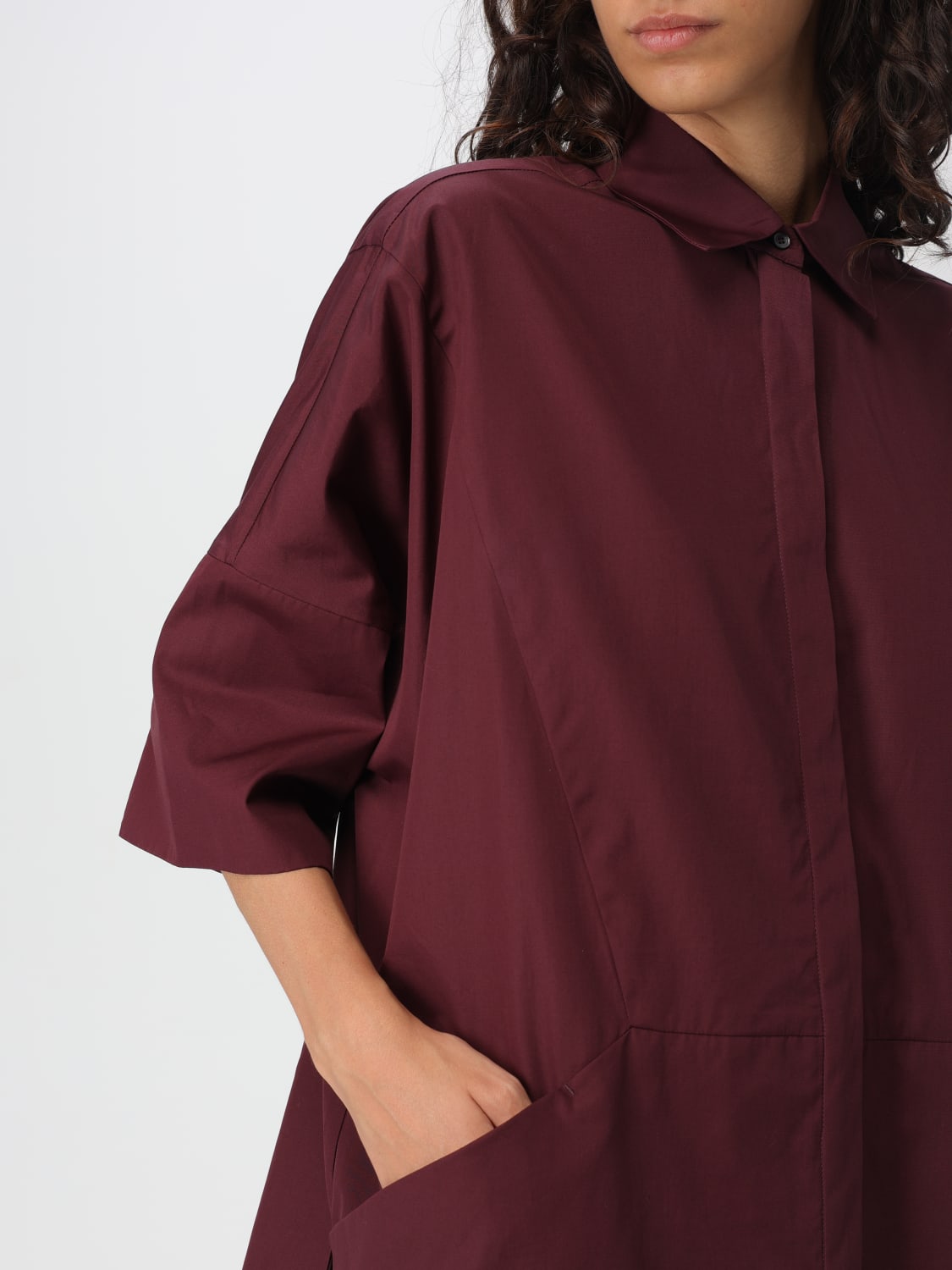 'S MAX MARA SHIRT: Shirt woman 's Max Mara, Red - Img 4