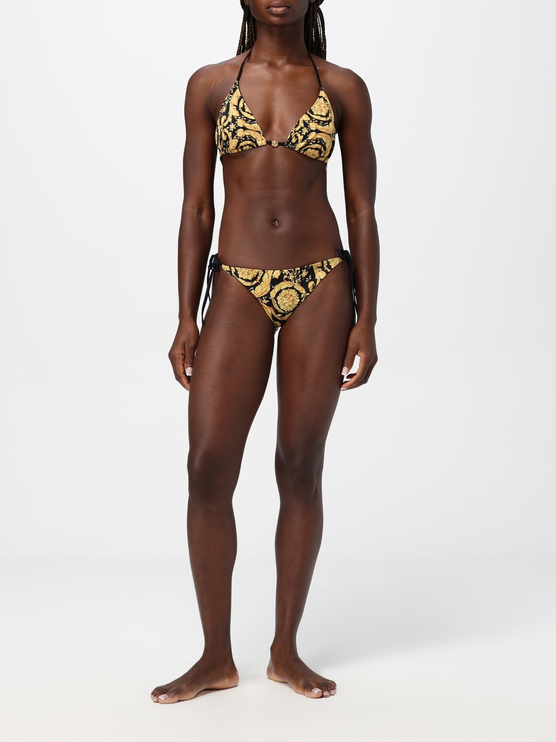 VERSACE SWIMSUIT: Swimsuit woman Versace, Gold - Img 6