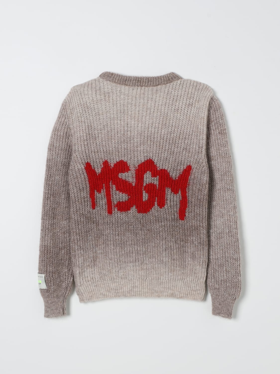 MSGM KIDS 스웨터: 스웨터 남아 MSGM Kids, 베이지 - Img 2