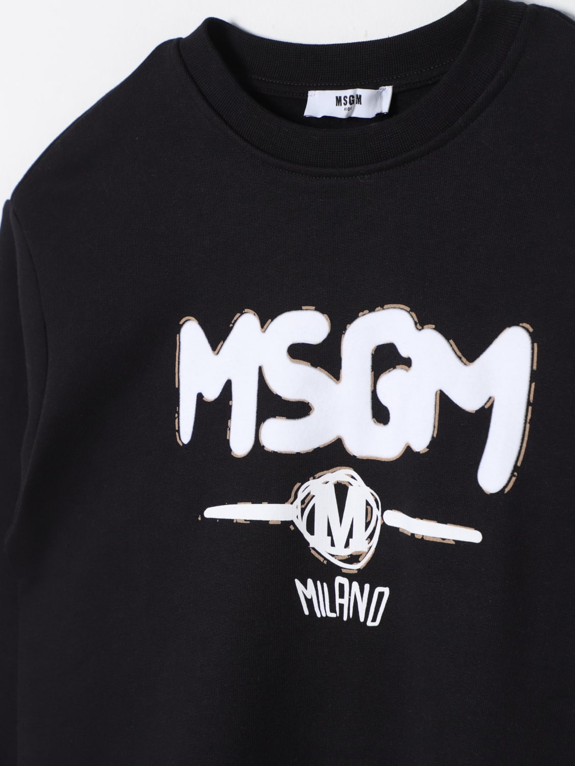 MSGM KIDS JERSEY: Jersey niños MSGM Kids, Negro - Img 3