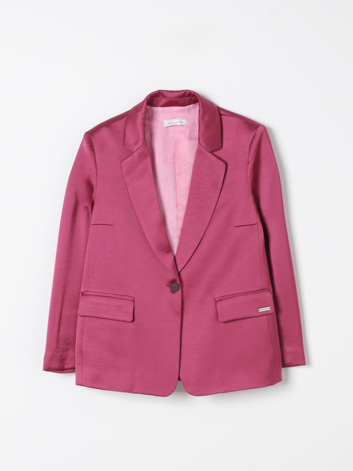 MONNALISA BLAZER: Jacket kids Monnalisa, Violet - Img 1