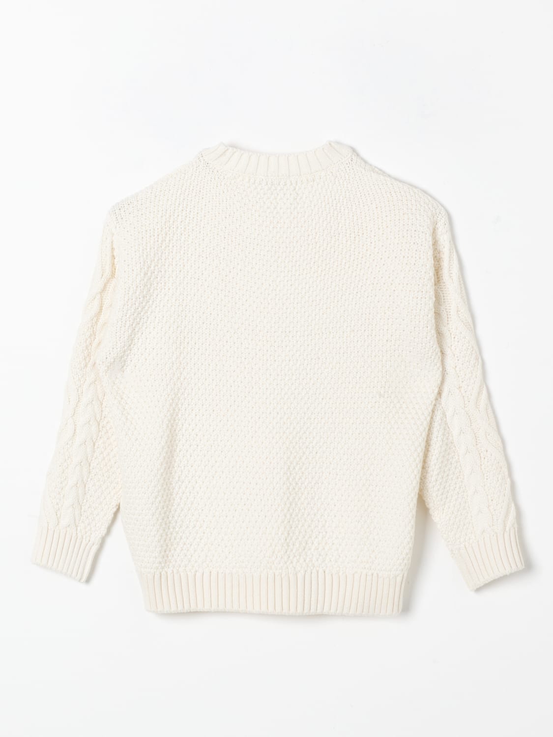 IL GUFO SWEATER: Sweater kids Il Gufo, White - Img 2