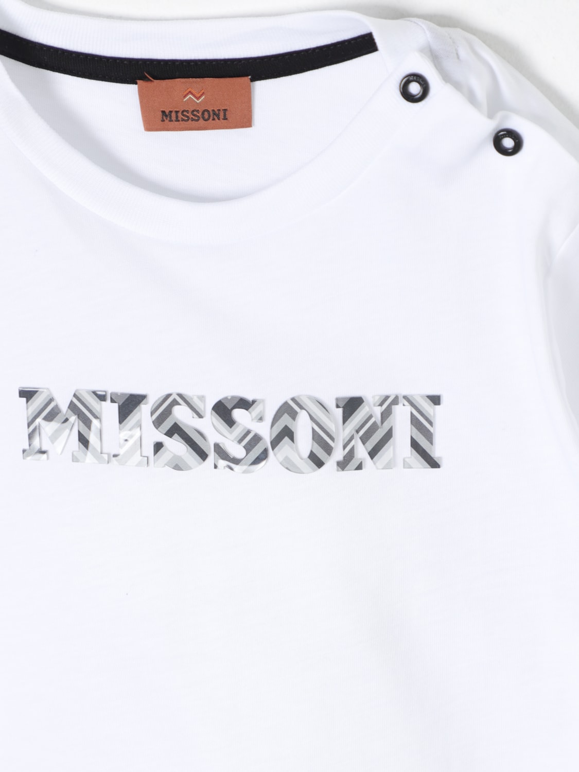 MISSONI 티셔츠: 티셔츠 남아 Missoni, 화이트 - Img 3