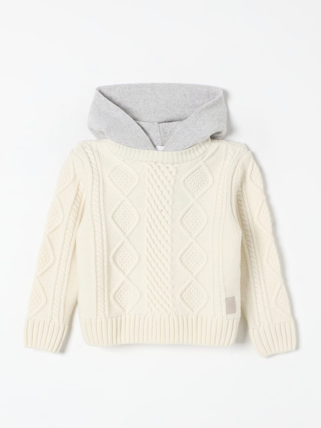 ELEVENTY SWEATER: Sweater kids Eleventy, Beige - Img 1