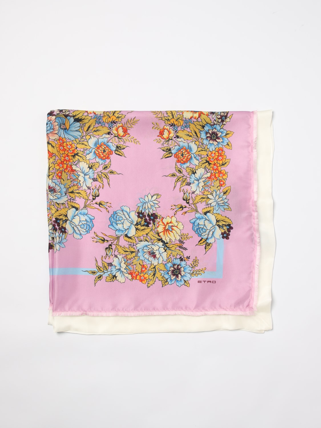 ETRO NECK SCARF: Neck scarf woman Etro, Pink - Img 1