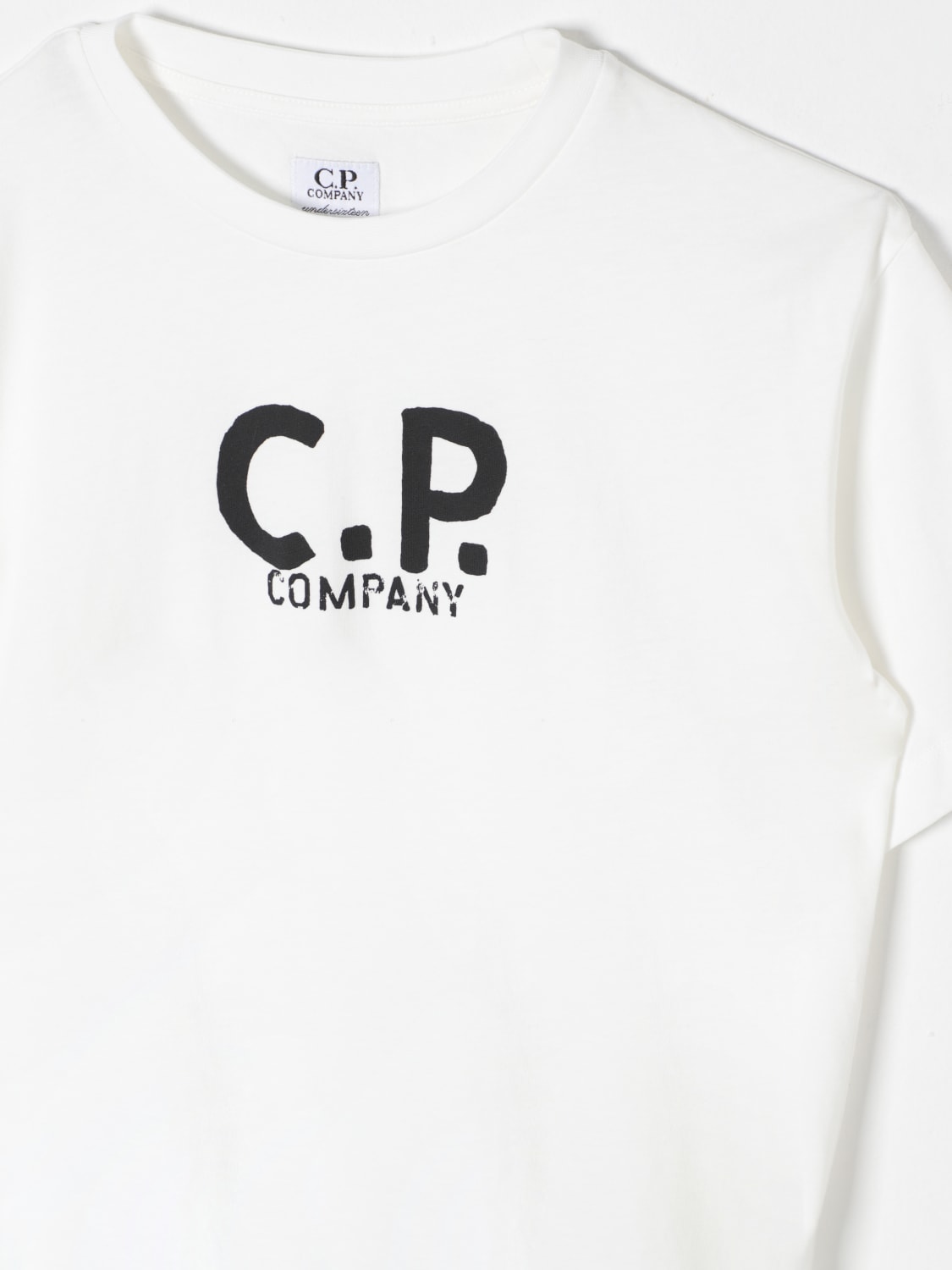 C.P. COMPANY T-SHIRT: T-shirt kinder C.P. Company, Weiß - Img 3