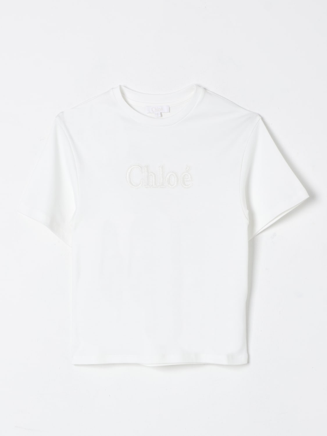 CHLOÉ T-SHIRT: T-shirt kids ChloÉ, White - Img 1