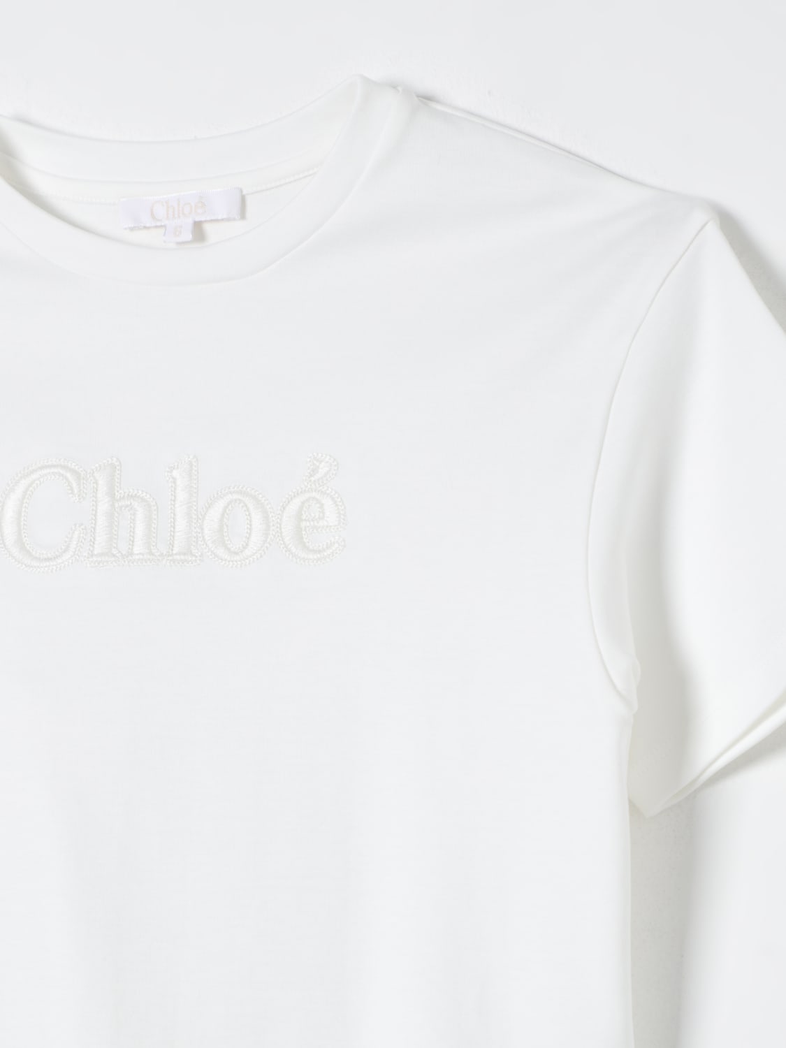 CHLOÉ T-SHIRT: T-shirt kids ChloÉ, White - Img 3