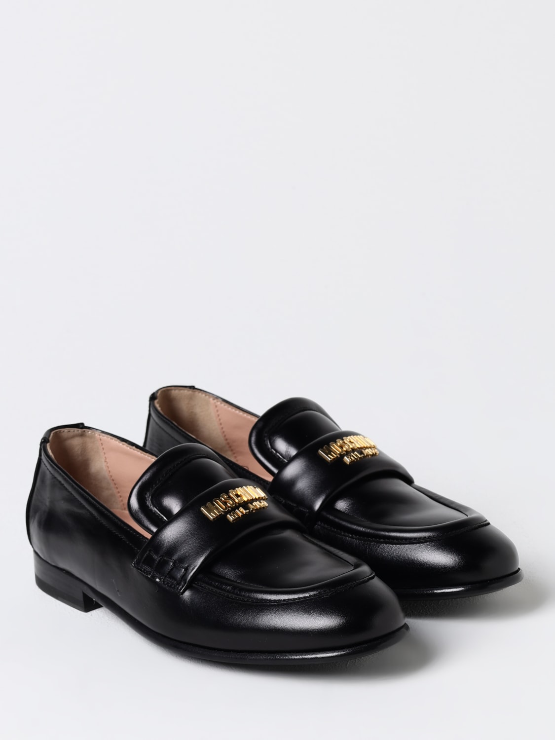 MOSCHINO COUTURE MOCASINES: Mocasines mujer Moschino Couture, Negro - Img 2