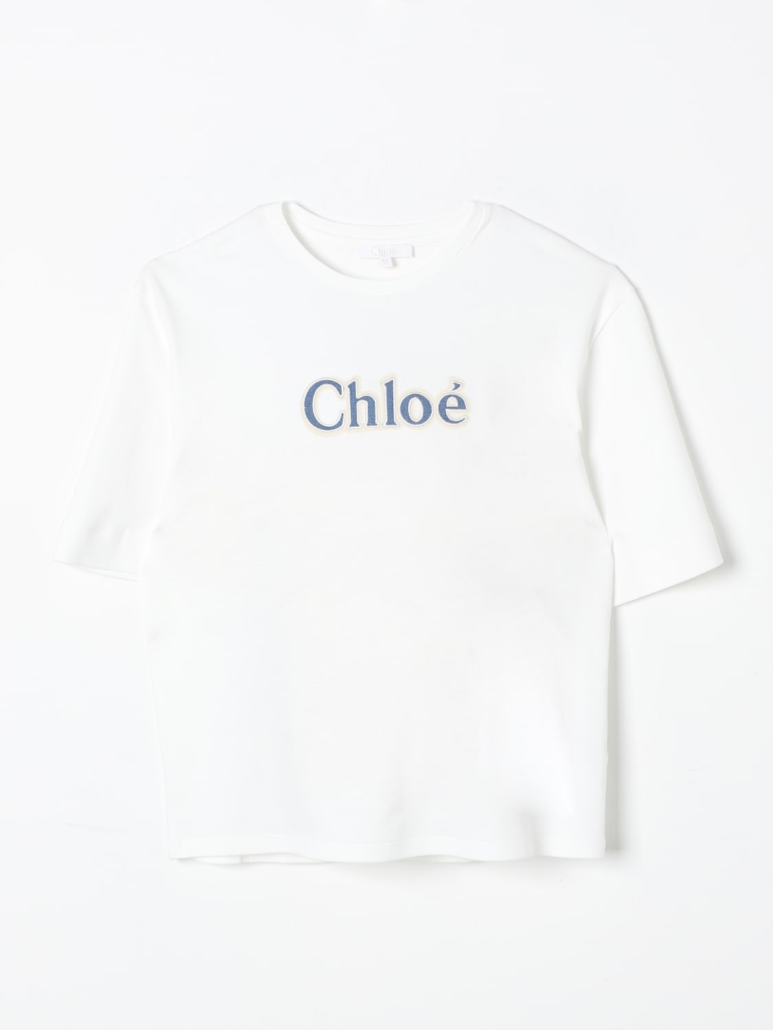 CHLOÉ T-SHIRT: T-shirt kids ChloÉ, White - Img 1