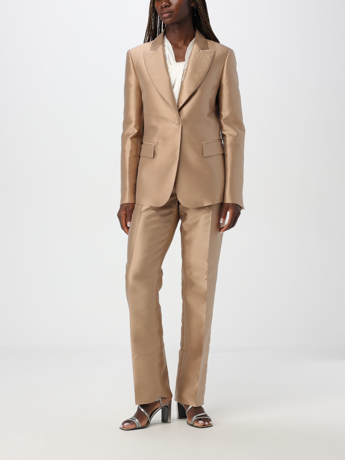 ALBERTA FERRETTI PANTS: Pants woman Alberta Ferretti, Beige - Img 2