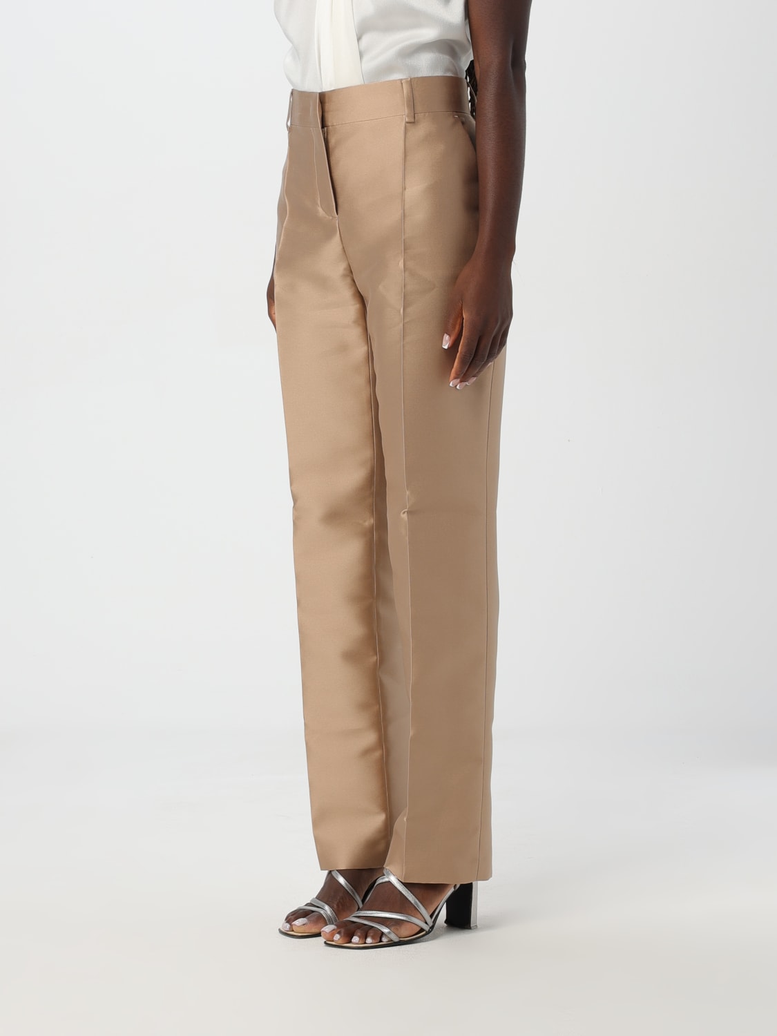 ALBERTA FERRETTI PANTS: Pants woman Alberta Ferretti, Beige - Img 4