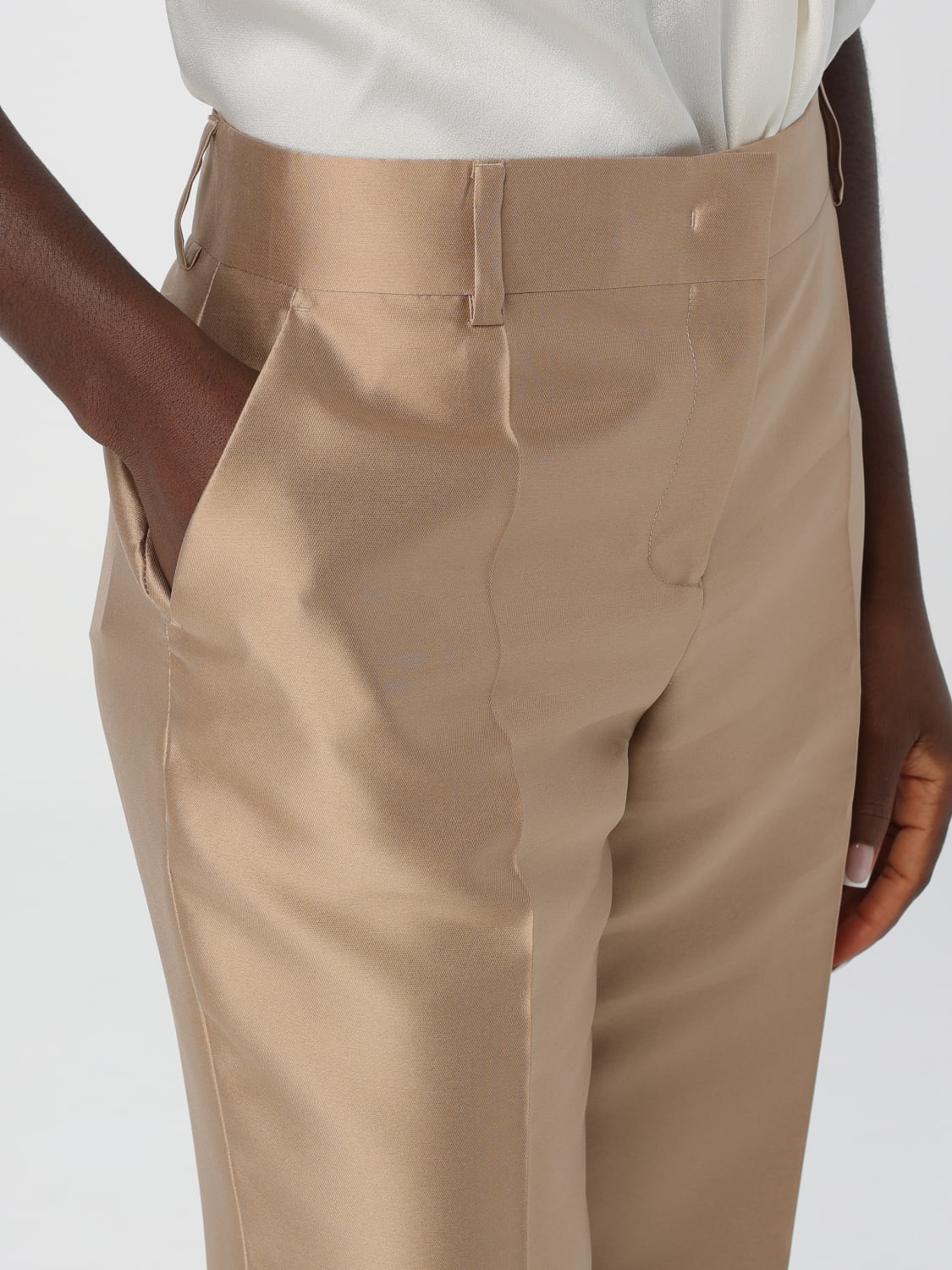 ALBERTA FERRETTI PANTS: Pants woman Alberta Ferretti, Beige - Img 5