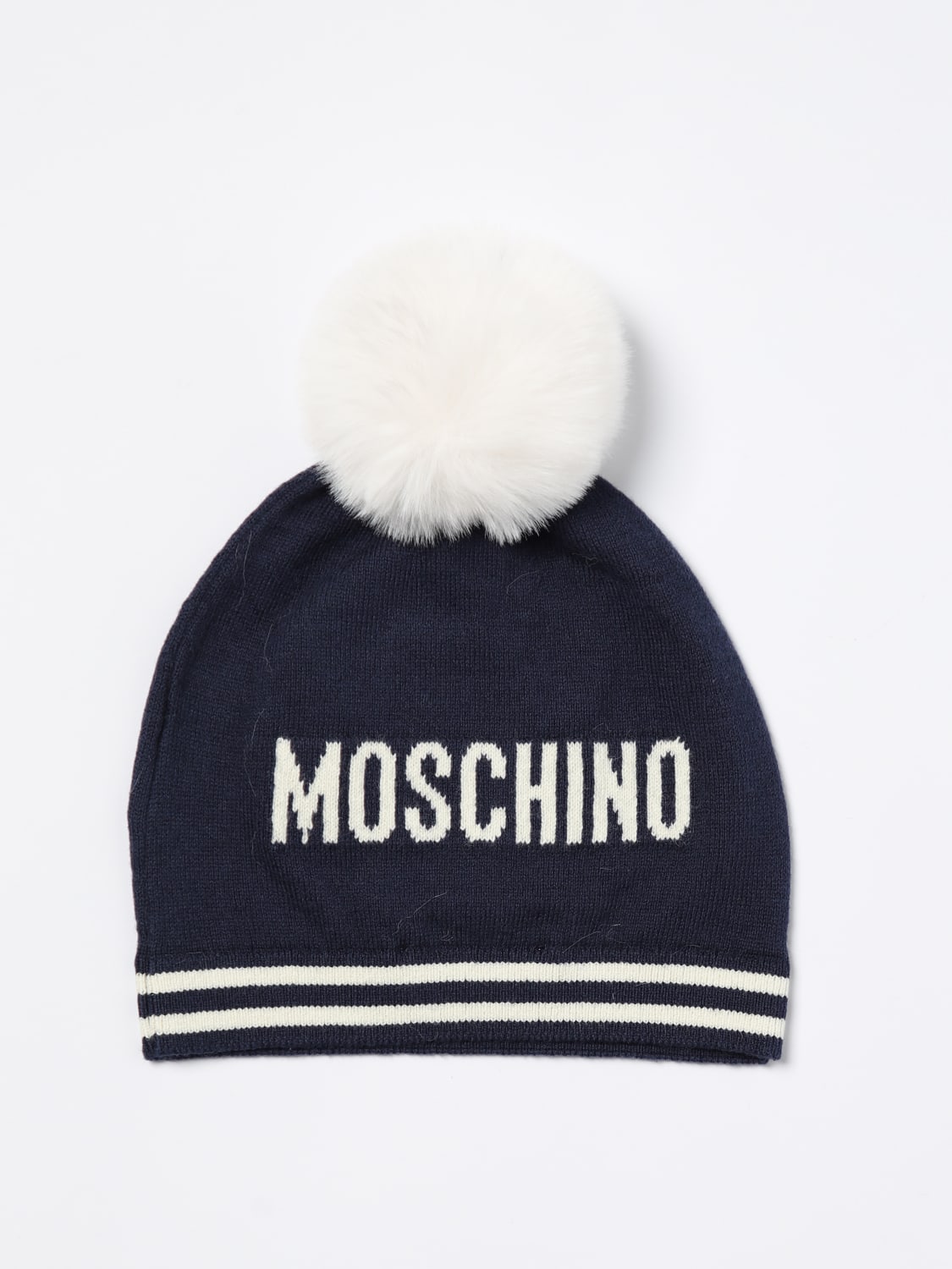 MOSCHINO HAT: Hat kids Moschino, Blue - Img 2