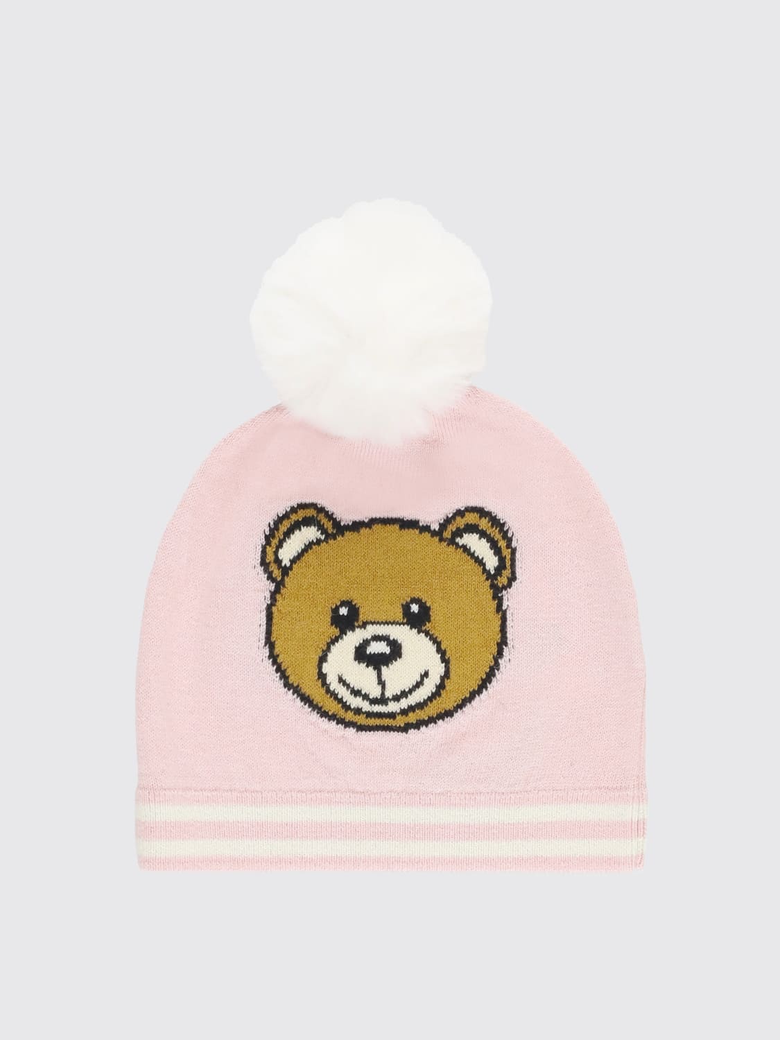 MOSCHINO HAT: Hat kids Moschino, Pink - Img 1