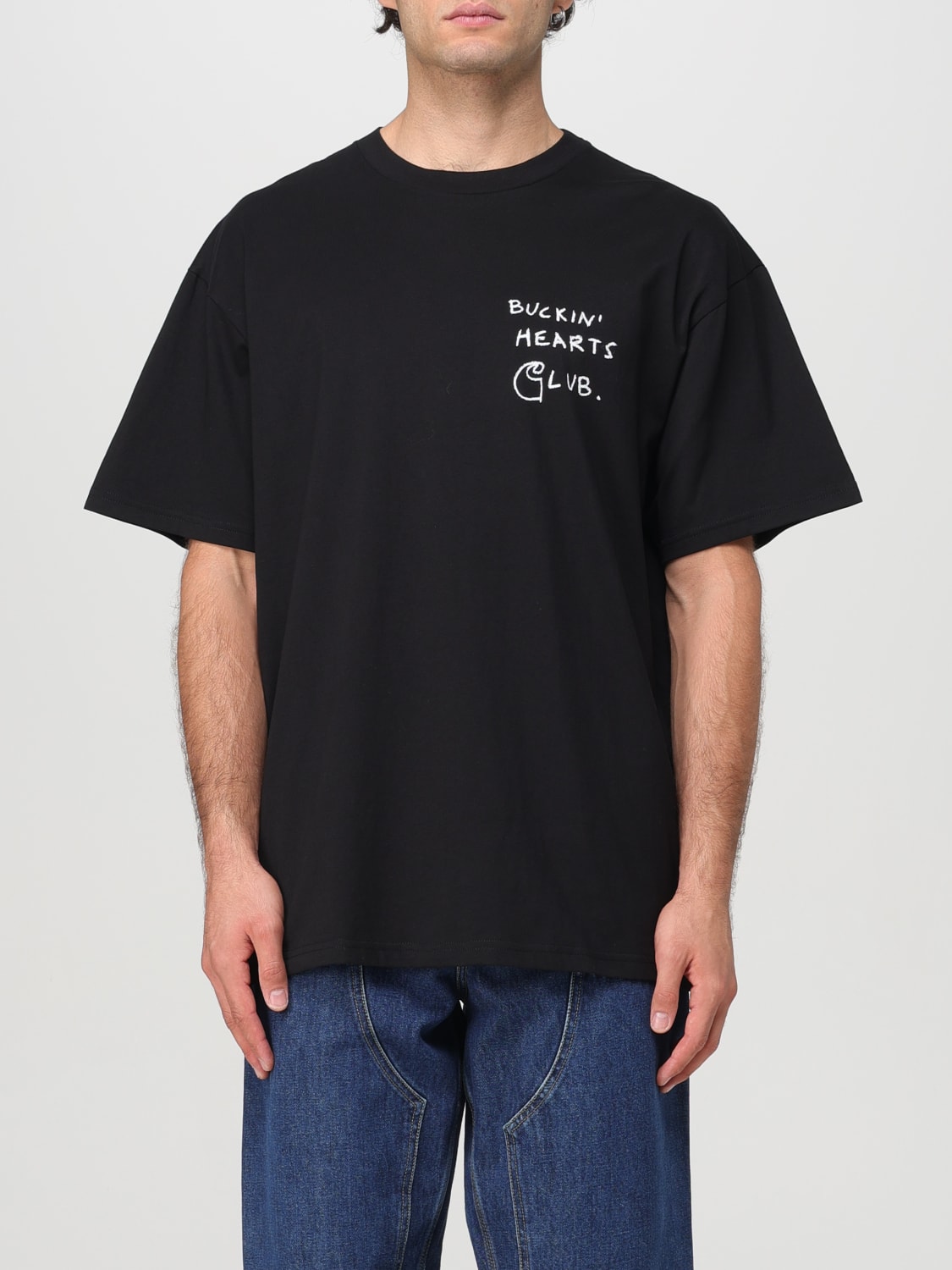 CARHARTT WIP T-SHIRT: T-shirt men Carhartt Wip, Black - Img 1