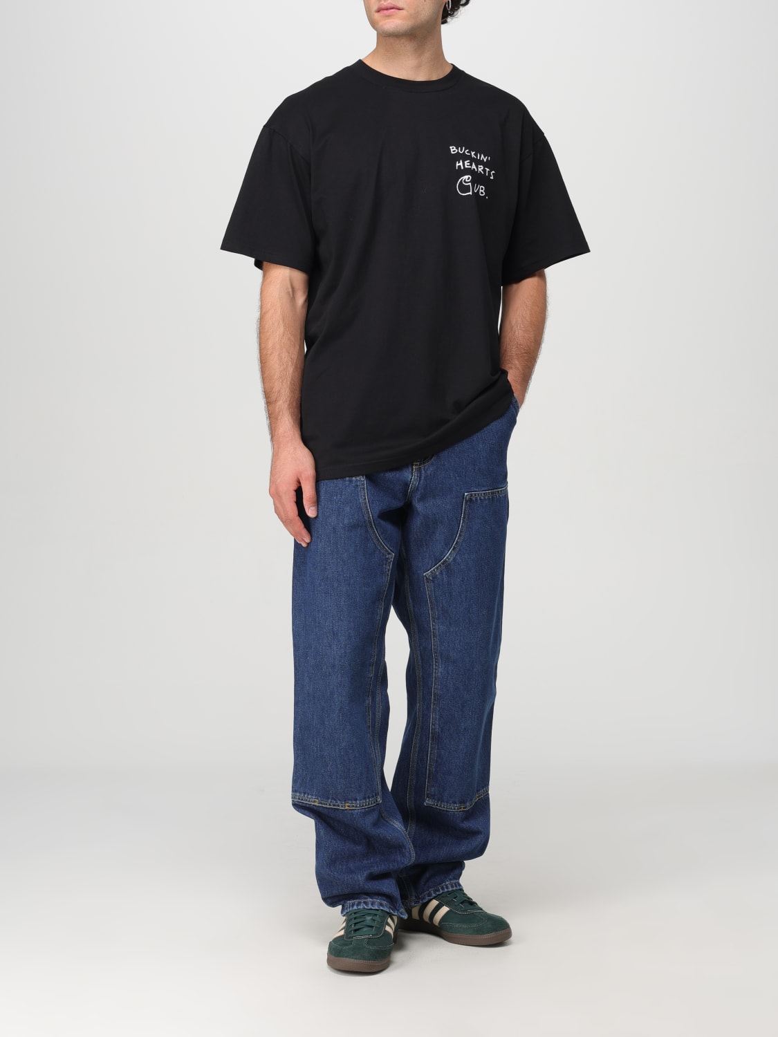 CARHARTT WIP T-SHIRT: T-shirt men Carhartt Wip, Black - Img 2