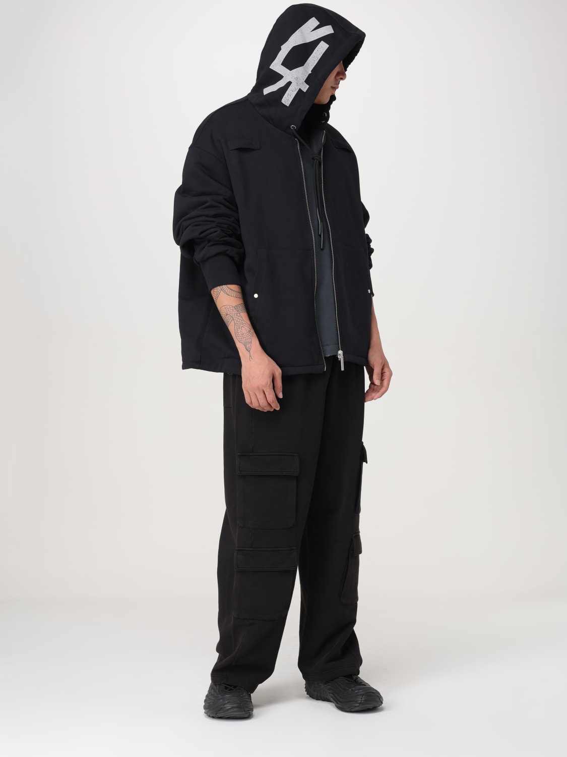 44 LABEL GROUP JACKET: Jacket men 44 Label Group, Black - Img 2