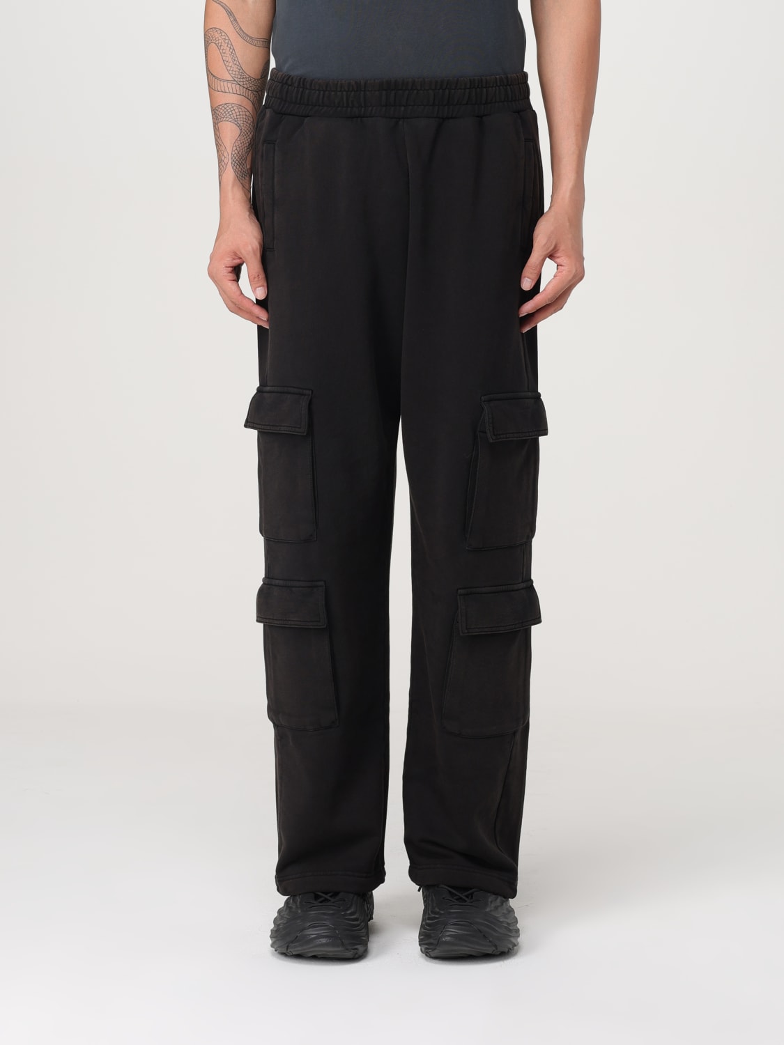 44 LABEL GROUP PANTS: Pants men 44 Label Group, Black - Img 1